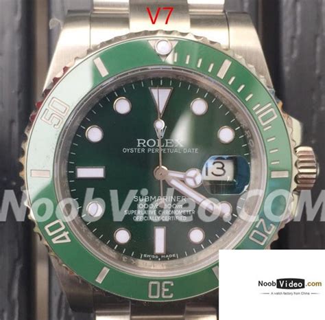 Rolex Noob V7 Hulk GEN VS REP 